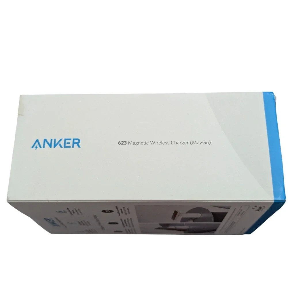 Bb. Anker‎ PowerWave Magnetic 2-in-1 Stand Snap-Charge-Flip 20W USB C - White